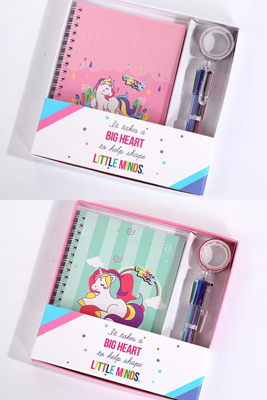 3 in1 Unicorn Notebook set 3 in1 Unicorn Notebook set
