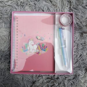 3 in1 Unicorn Notebook set