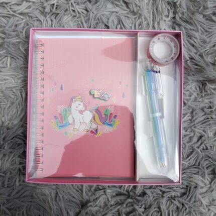 3 in1 Unicorn Notebook set