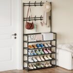 HIGH Strong Metallic 5-Layer Multipurpose Shoe & Cloth Rack