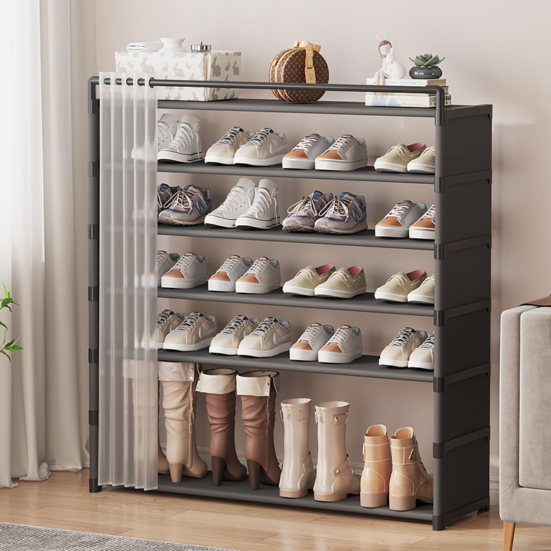 8-Layer 2024 Shoe Rack Organizer with Fabric Dustproof Cover 8-Layer 2024 Shoe Rack Organizer with Fabric Dustproof Cover
