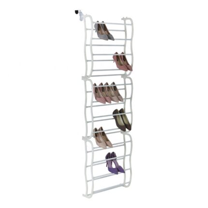 36 Pairs Behind the Door Shoe Rack – Space-Saving, Sturdy, Easy-Assemble Organizer