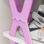 275 mm² x 95 cm High 6 Layer Foldable Retracting Shoe Rack – Compact & Durable