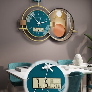 Luxury Decorative Wall Clock – Modern Minimalist, Silent & Stylish