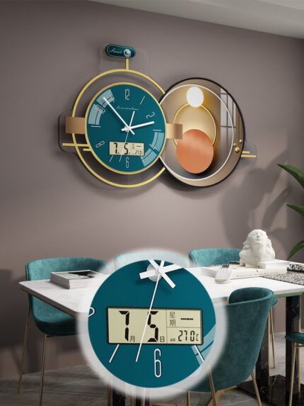 Luxury Decorative Wall Clock – Modern Minimalist, Silent & Stylish