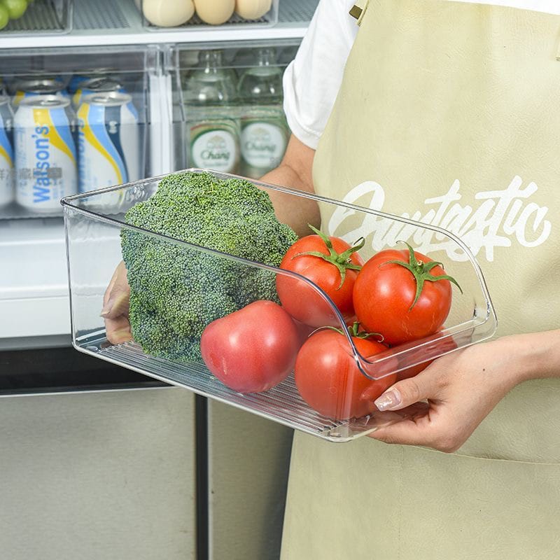 Acrylic Fridge Storage Box Acrylic Fridge Storage Box – Large Capacity, Built-in Draining Board, Durable Clear Acrylic
