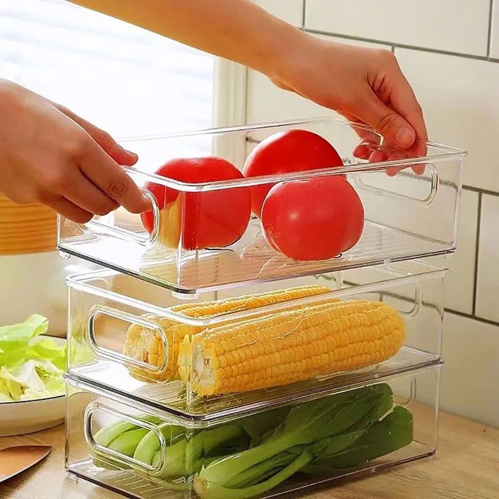 Acrylic Refrigerator/Pantry Storage Organizer Acrylic Refrigerator/Pantry Storage Organizer – Stackable, BPA-Free, Space-Saving Bin