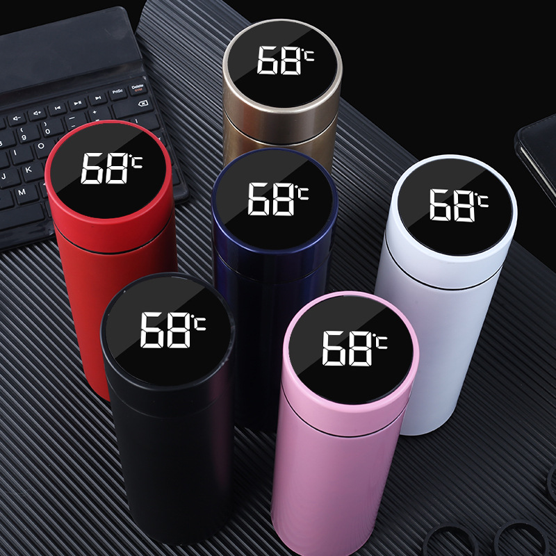 Digital temperature display Thermometer Thermocup 500ml Digital temperature display Thermometer Thermocup 500ml – Smart LED Temperature Flask