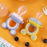 Baby Fruit and Vegetable Food Teether – Silicone Fruit Pacifier for Baby Soothing