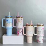 Original Floral Stanley Mug – 1.2 L Vacuum Insulated Tumbler with Straw Lid