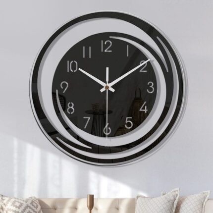 Creative 30 cm Acrylic Wall Clock – Modern Nordic Silent Design for Living Room & Bedroom