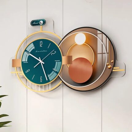 Luxury Decorative Wall Clock – Modern Minimalist, Silent & Stylish