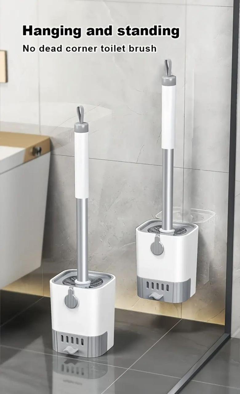 Wall Mounted Toilet Brush Cleaning Set
