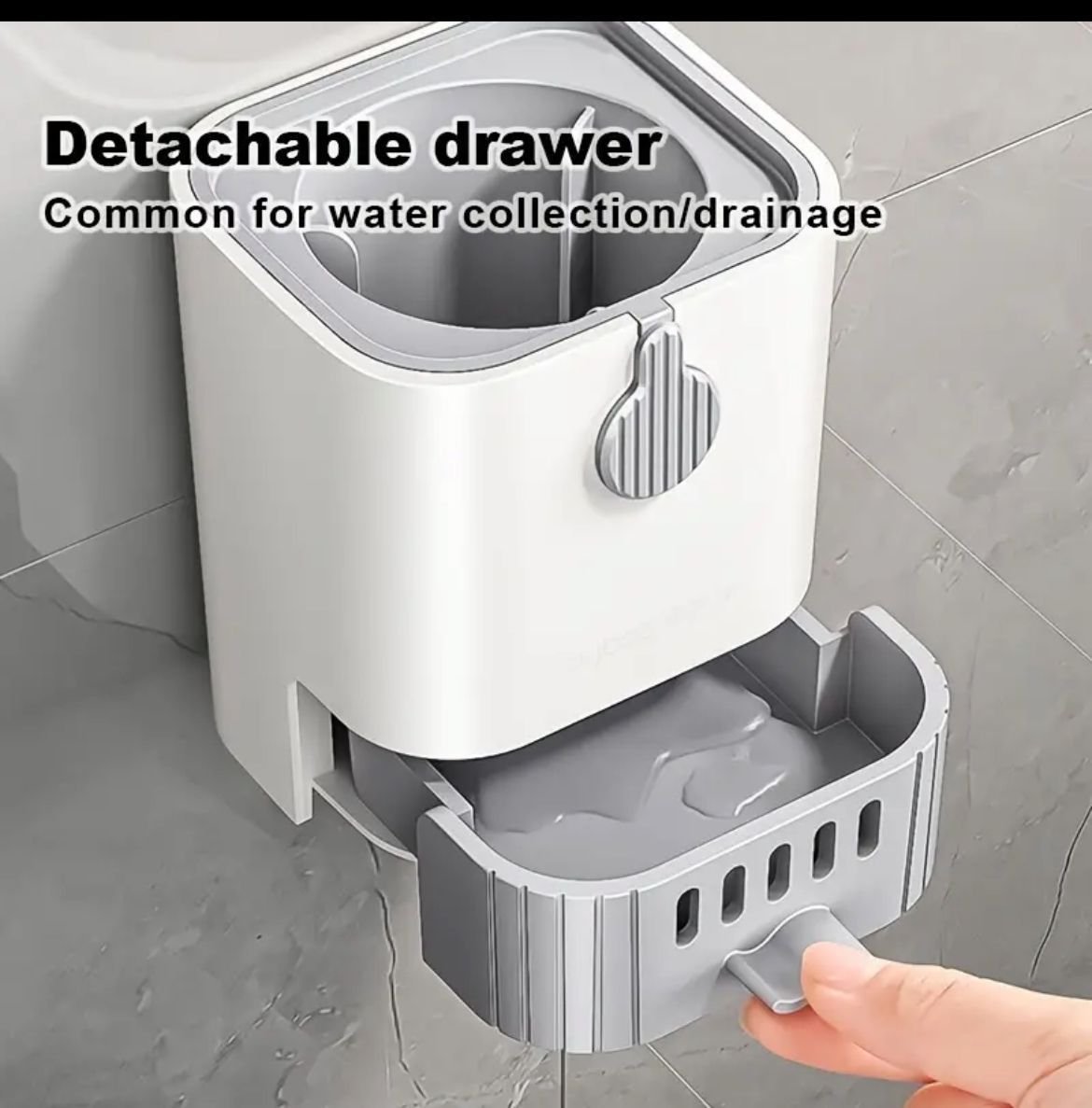 Wall Mounted Toilet Brush Cleaning Set - Image 3