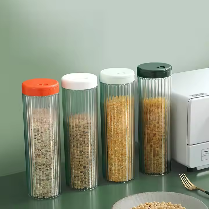 Acrylic Spaghetti/Noodles Storage Jar – Airtight Transparent Kitchen Canister Acrylic Spaghetti/Noodles Storage Jar – Airtight Transparent Kitchen Canister