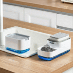 3-in-1 Kitchen Soap Pump with Sponge & Rack
