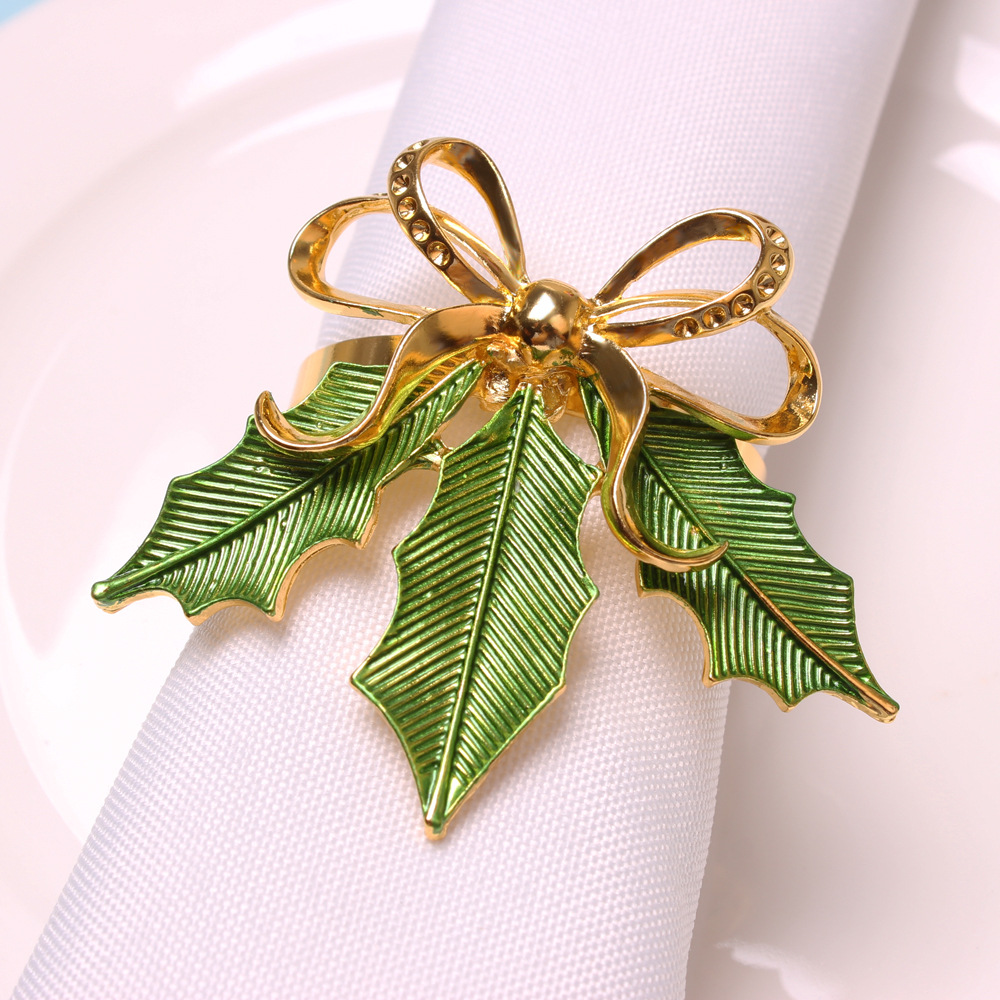 2PCS Christmas Santa Napkin Rings