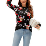 Reindeer & “Joy” Christmas Sweater – Festive Family Pullover