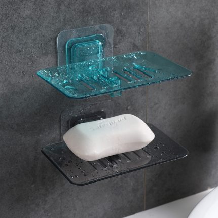Acrylic Single Soap Dish – Wall-Mountable with Excellent Drainage