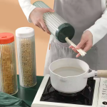 Acrylic Spaghetti/Noodles Storage Jar – Airtight Transparent Kitchen Canister