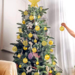 101 Pcs Christmas Tree Decor Balls Set – Shatterproof Baubles in Rose Gold, Gold, Silver, Red & Gold
