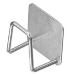 Multi-purpose Stainless Steel Adhesive Sink Drain Sponge Holder – 2 Pc