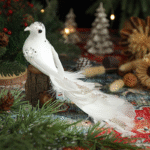 Colorful Foam Christmas Birds Ornament – Artificial Bird Pendant Handmade Decorative Props