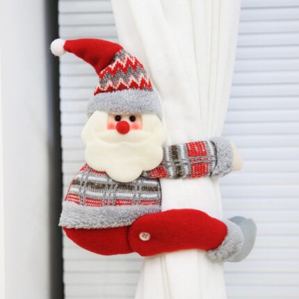 2PCS Christmas Curtain Buckle Holder