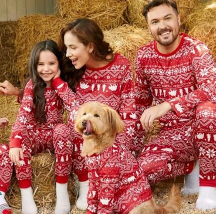 Unisex Family Matching Christmas Pajamas – Xmas Sleepwear Nightwear Sets