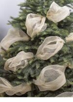 Christmas Ribbon Tree Decoration Mesh Tulle Roll Fabric