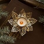 Decorations for Christmas Versatile Holiday Candle Holder – Snowflake Dining Table Decor