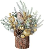 Tabletop Mini Christmas Tree Stump Decoration