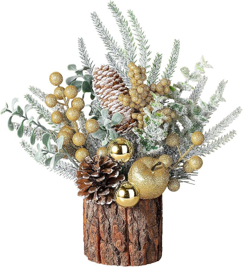Tabletop Mini Christmas Tree Stump Decoration Tabletop Mini Christmas Tree Stump Decoration