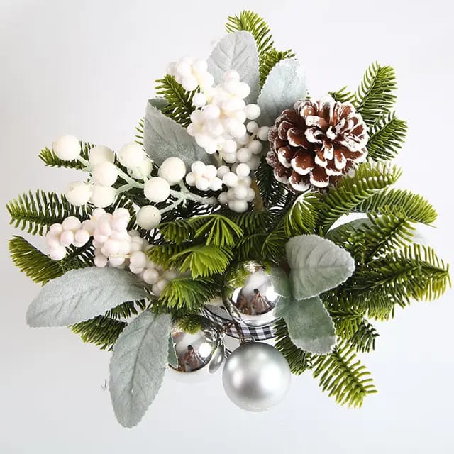 Pine Branches Xmas Flower Decor Xmas Tree