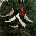 Colorful Foam Christmas Birds Ornament – Artificial Bird Pendant Handmade Decorative Props