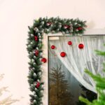 2.7M Christmas Wreath Artificial Flower Tree Garland Green Christmas Winter Wreath