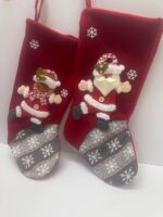 Christmas Cute Socks – Red with Toy Motif