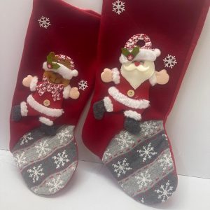 Christmas Cute Socks – Red with Toy Motif