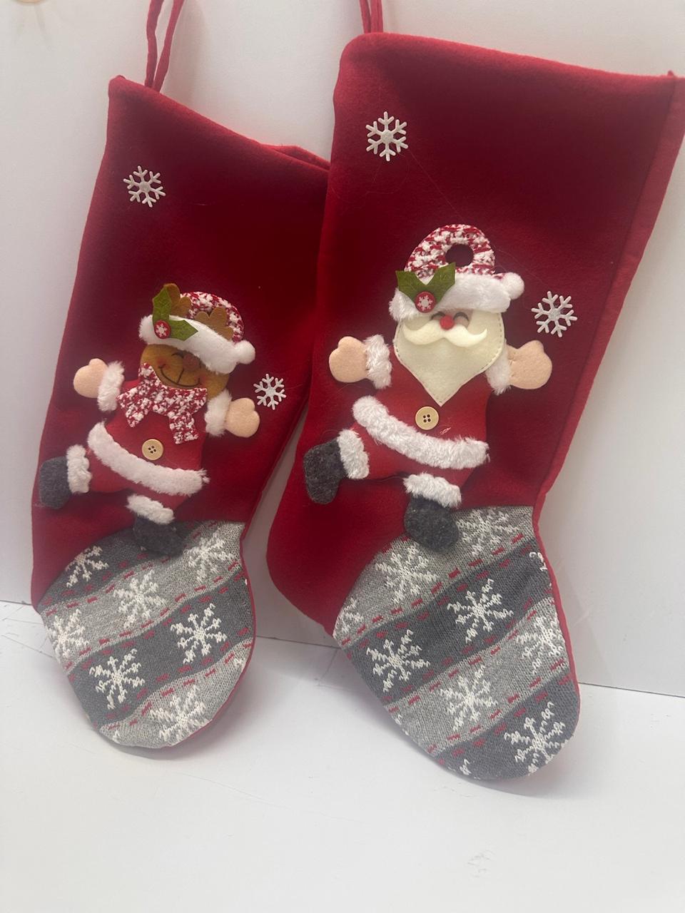 Christmas Cute Socks – Red with Toy Motif Christmas Cute Socks – Red with Toy Motif