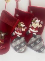 Christmas Cute Socks – Red with Toy Motif