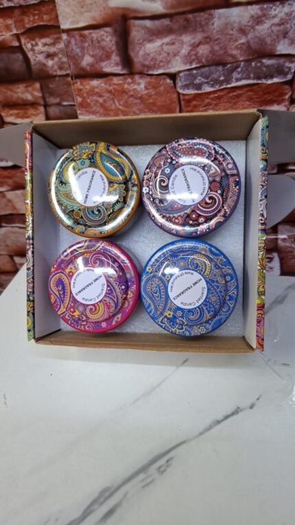 tin plate Scented Candle Set