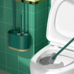 3-in-1 Wall Mounted Toilet Brush Cleaning Set