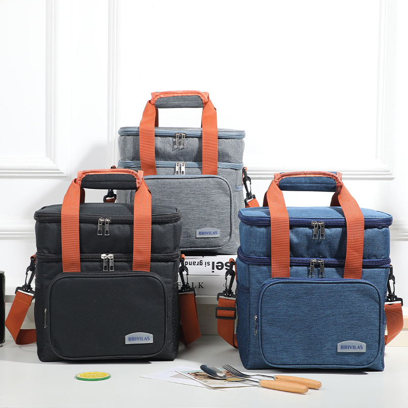 Brivilas Double-Layer Insulated Lunch Bag Brivilas Double-Layer Insulated Lunch Bag