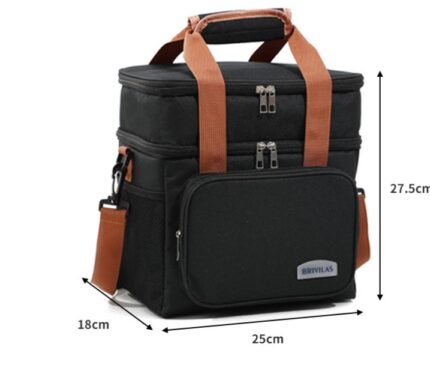 Brivilas Double-Layer Insulated Lunch Bag