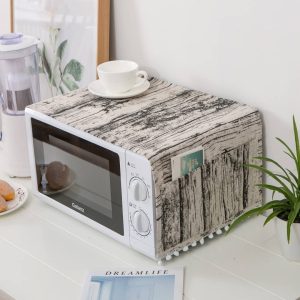 Cotton Microwave Dust Cover 30×90 cm – Multipurpose Microwave Oven Protector