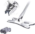 Squeeze Flat X-MOP – 360° Rotate Spin & Replaceable Flat Mop for Wet & Dry Cleaning