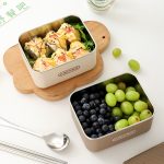 4 In 1 Lunch Insulated Set (700 ml × 3 + Lunch Bag)