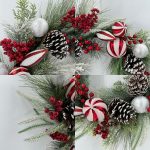 Front Door Christmas Wreath Decoration 32 cm