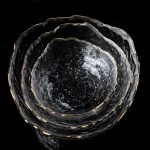 3 pcs glass salad/fruit bowl set