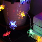 10 METERS Christmas SNOWFLAKE LED LIGHTS FAIRY WITH REMOTE